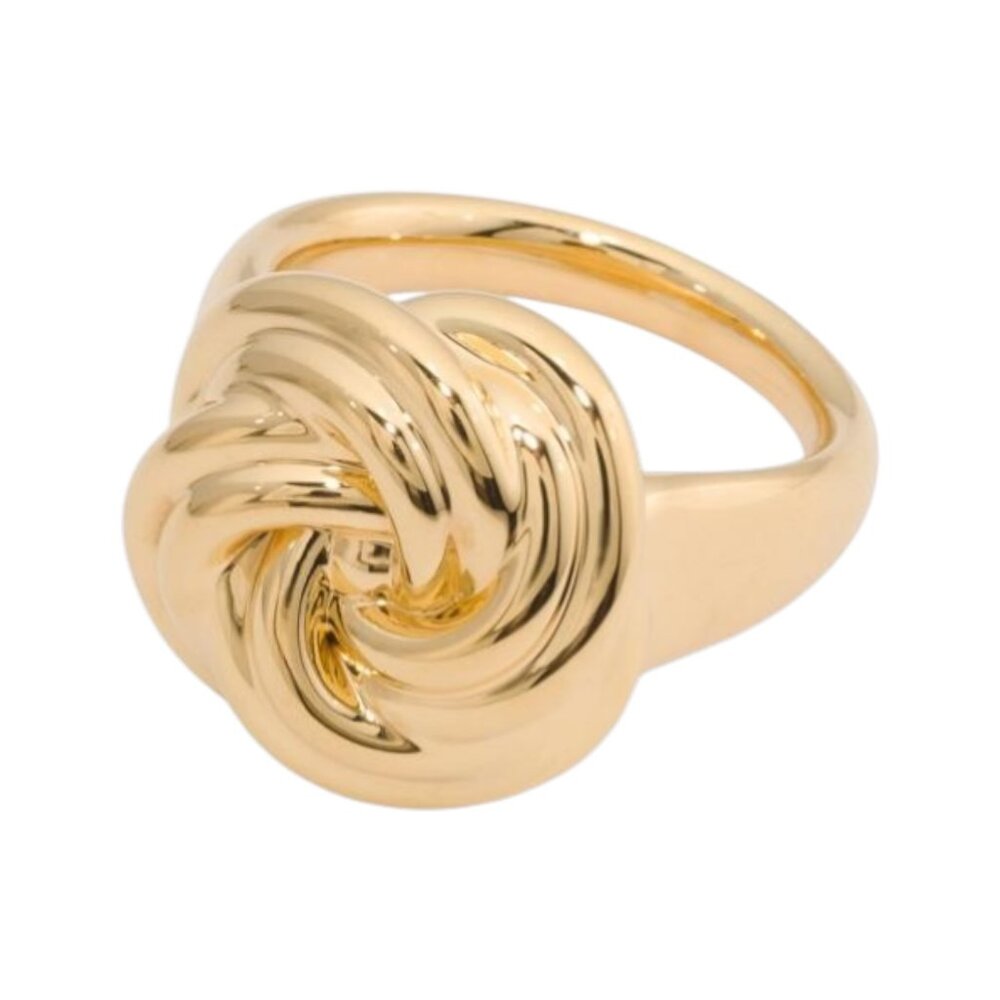 MILOR GOLD Made In Italy 14k Gold Knot Ring